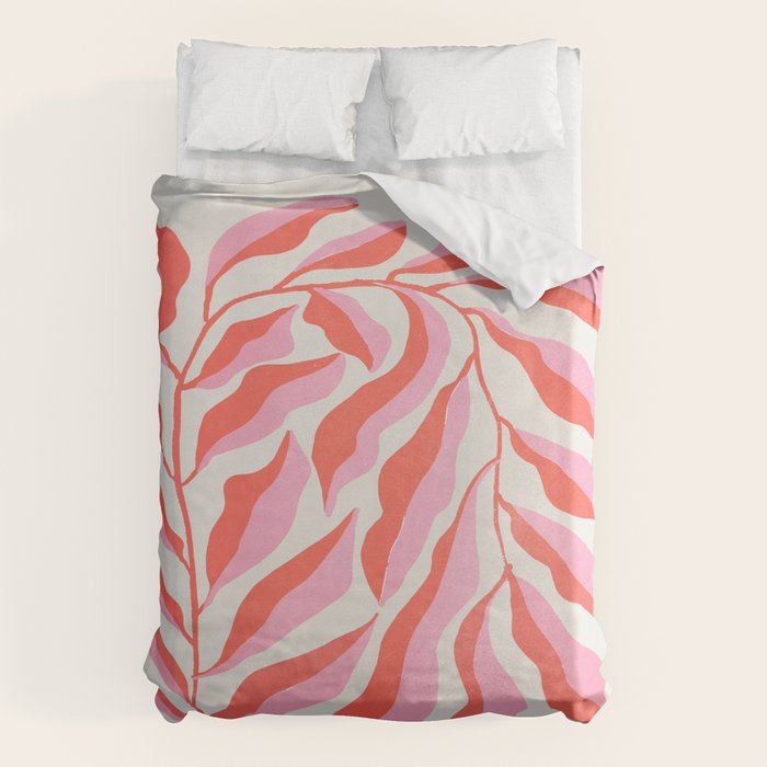 Ferns: Peach Matisse Edition Duvet Cover Gallery Image 6