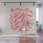 Ferns: Peach Matisse Edition Wall Mural Gallery Image 1