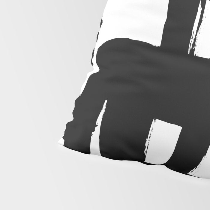 Black Signature White Background Pillow Sham Gallery Image 4