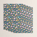 Mexican Sweet Bakery Frenzy // turquoise background // pastel colors pan dulce Wrapping Paper Gallery Image 3