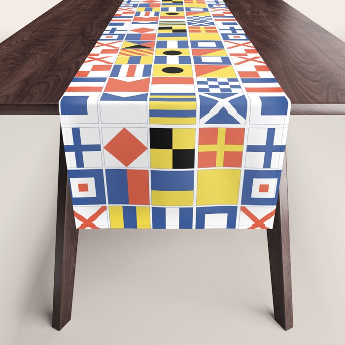 Nautical Flags Table Runner Gallery Image 1