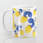 Lemons Blue Coffee Mug Gallery Image 3