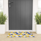 Lemons Blue Welcome Mat Gallery Image 3