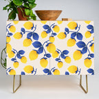 Lemons Blue Credenza Gallery Image 1