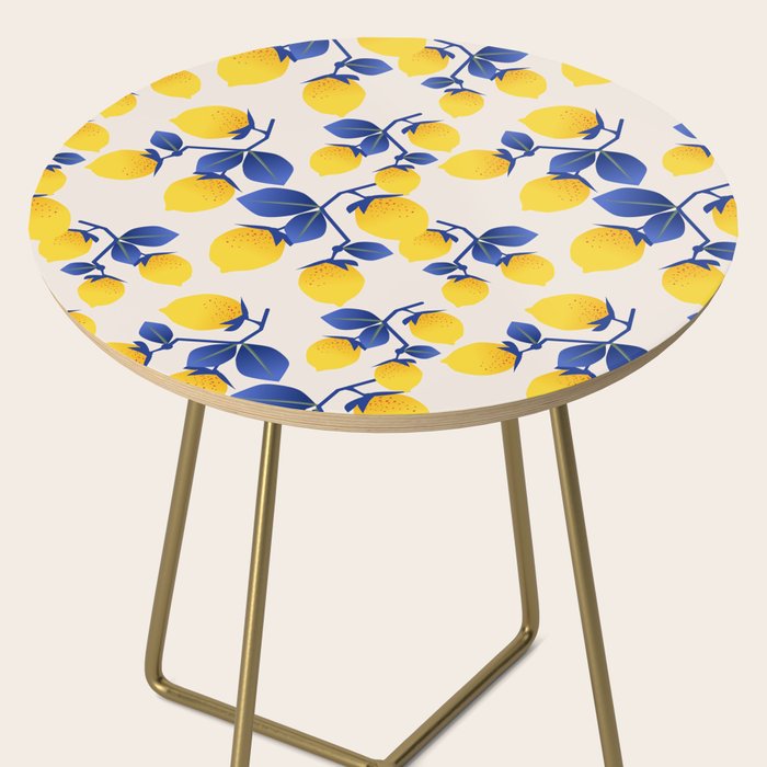 Lemons Blue Side Table Gallery Image 2