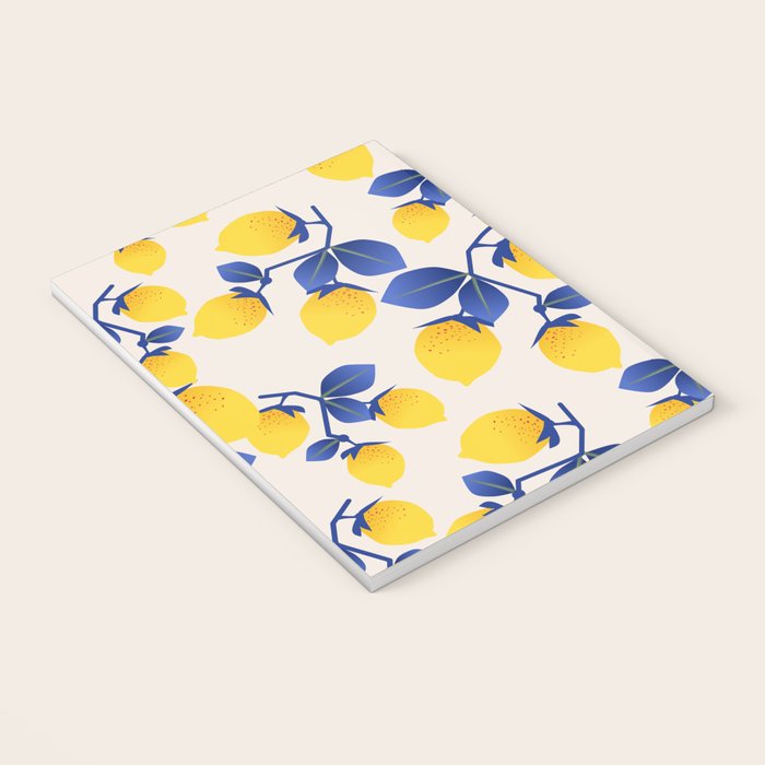 Lemons Blue Notebook Gallery Image 3