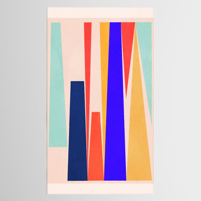 Minimal Geometric Abstraction 100 Tablecloth Gallery Image 2