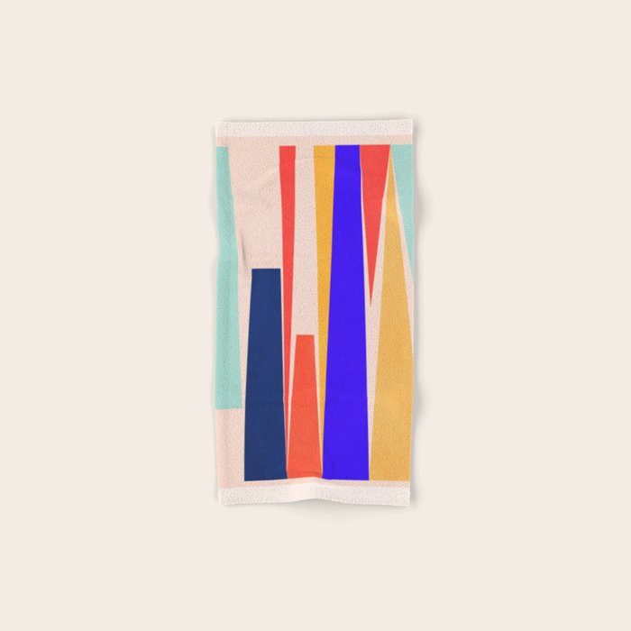 Minimal Geometric Abstraction 100 Bath Towel Gallery Image 1