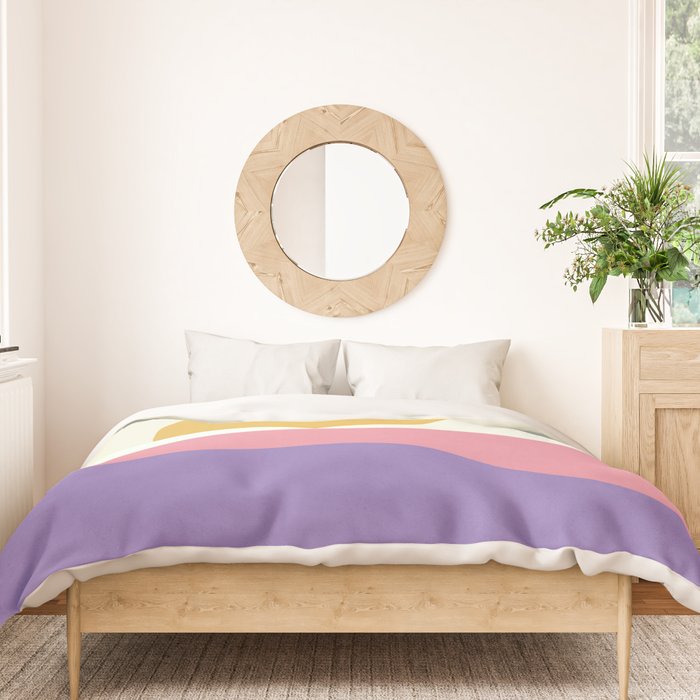 Sunset Island - Pink Duvet Cover Gallery Image 3