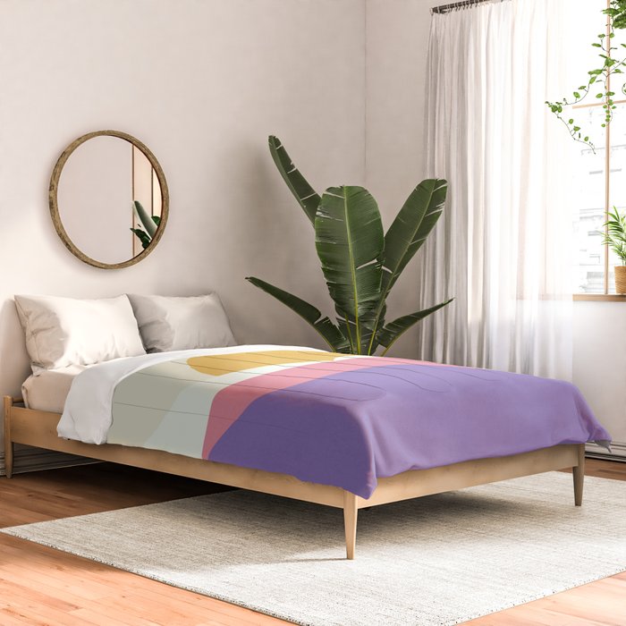 Sunset Island - Pink Comforter Gallery Image 2