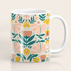 Pretty Floral - Earth Colors Coffee Mug Gallery Image 1