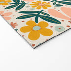 Pretty Floral - Earth Colors Welcome Mat Gallery Image 2