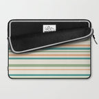 Classic Stripes XXVI - Natural Boho Laptop Sleeve Gallery Image 2