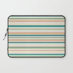 Classic Stripes XXVI - Natural Boho Laptop Sleeve Gallery Image 1