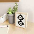 Southwestern Minimalism - Black Neutral Beige Mini Art Print Gallery Image 2