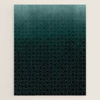 Ombre Emerald Jigsaw Puzzle Gallery Image 1