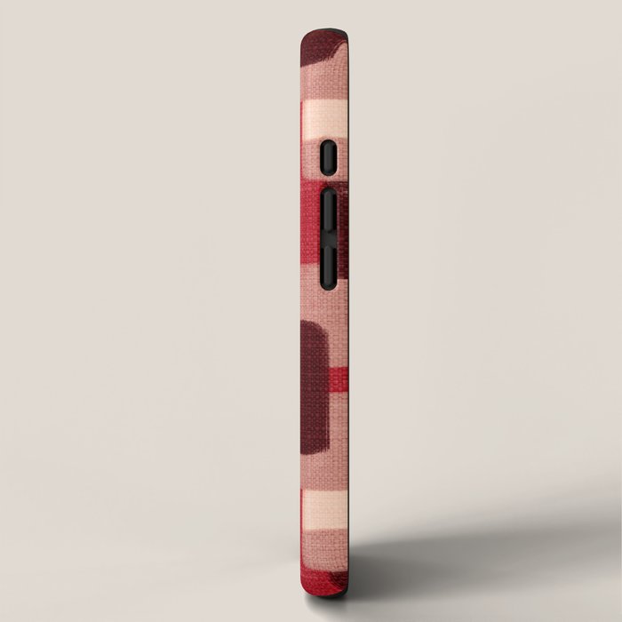 Modern Craft Abstract Pattern - Geometric Pattern iPhone Case Gallery Image 2