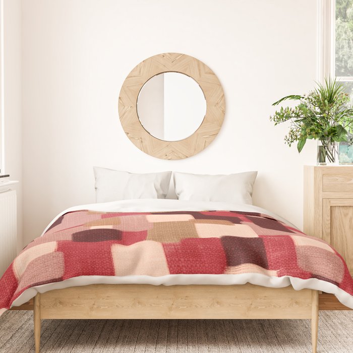 Modern Craft Abstract Pattern - Geometric Pattern Duvet Cover Gallery Image 3