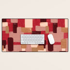 Modern Craft Abstract Pattern - Geometric Pattern Desk Mat Gallery Image 1