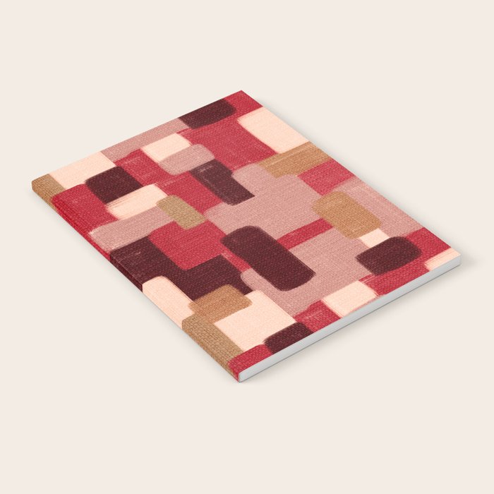 Modern Craft Abstract Pattern - Geometric Pattern Notebook Gallery Image 1