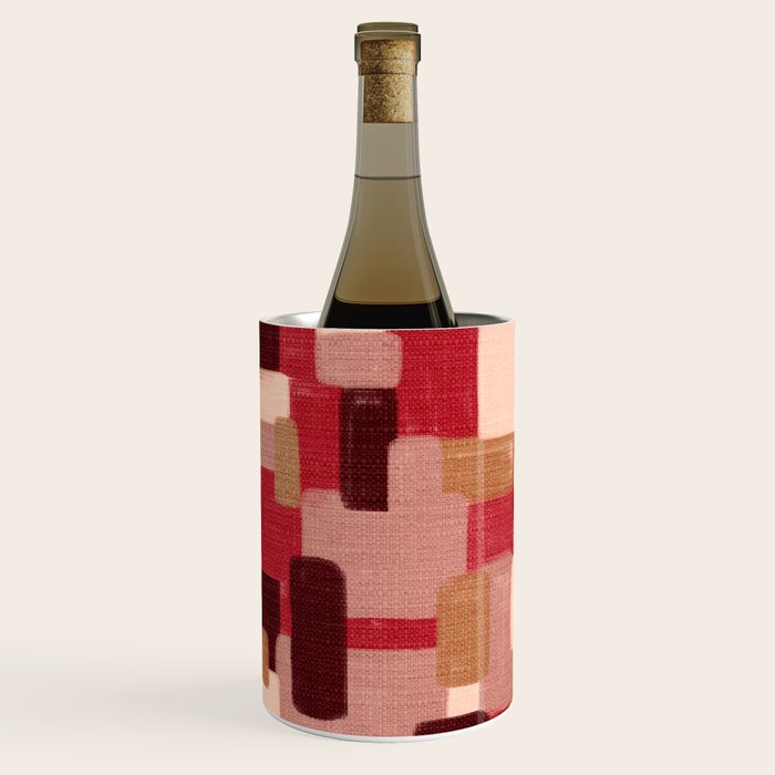 Modern Craft Abstract Pattern - Geometric Pattern Wine Chiller Gallery Image 2