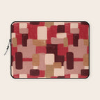 Modern Craft Abstract Pattern - Geometric Pattern Laptop Sleeve Gallery Image 1