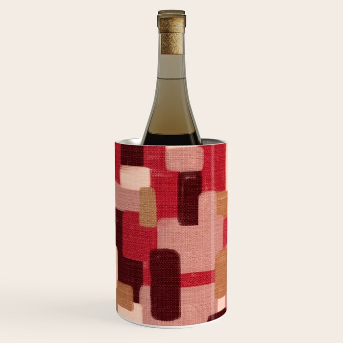 Modern Craft Abstract Pattern - Geometric Pattern Wine Chiller Gallery Image 3