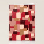 Modern Craft Abstract Pattern - Geometric Pattern Stationery Card Gallery Image 2