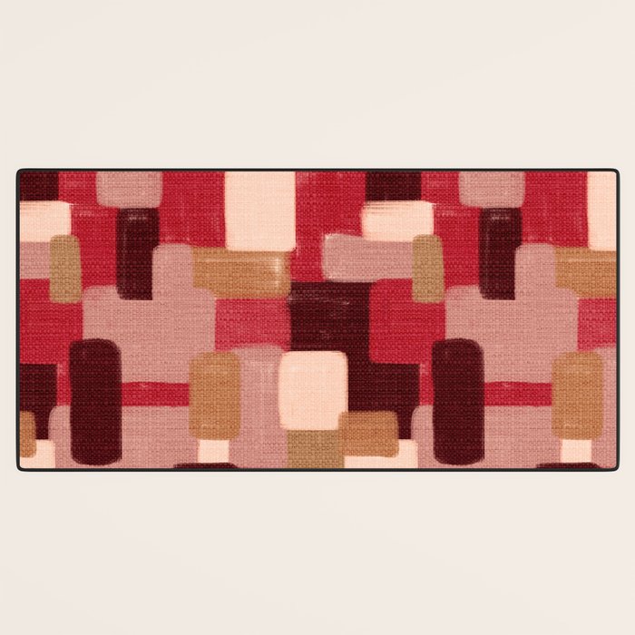 Modern Craft Abstract Pattern - Geometric Pattern Desk Mat Gallery Image 3