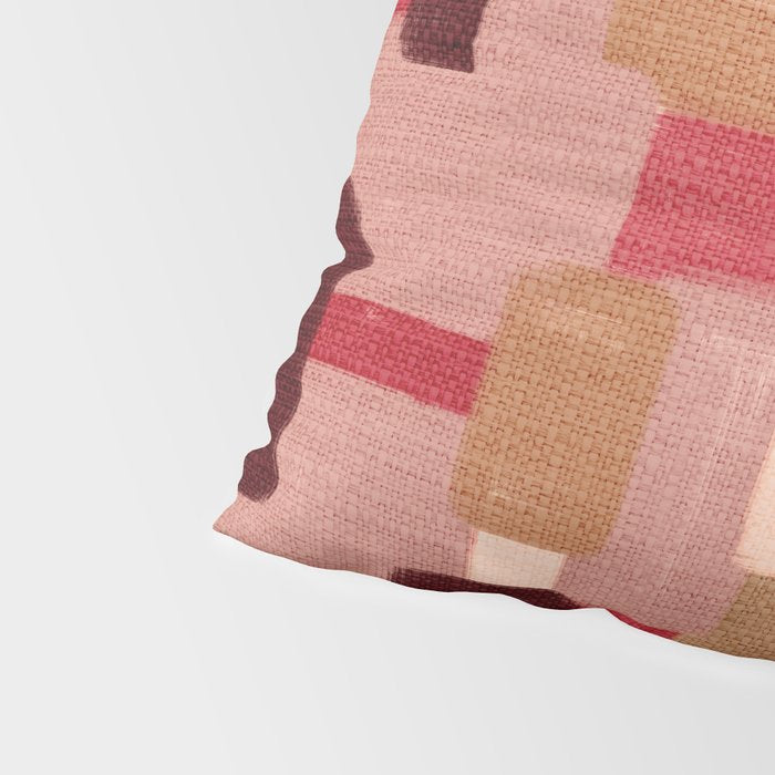 Modern Craft Abstract Pattern - Geometric Pattern Pillow Sham Gallery Image 4