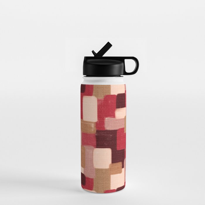 Modern Craft Abstract Pattern - Geometric Pattern Water Bottle Gallery Image 1