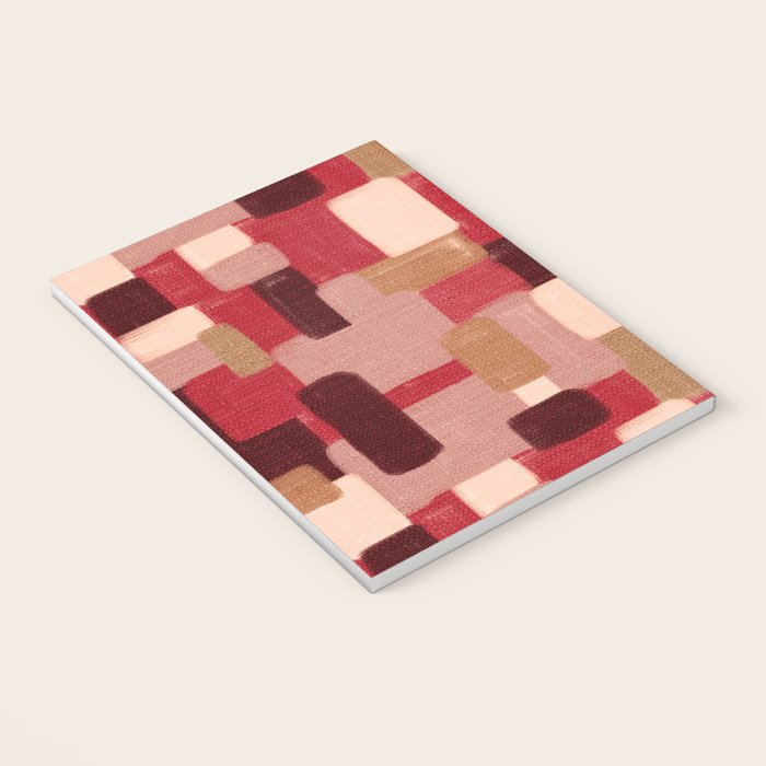 Modern Craft Abstract Pattern - Geometric Pattern Notebook Gallery Image 3