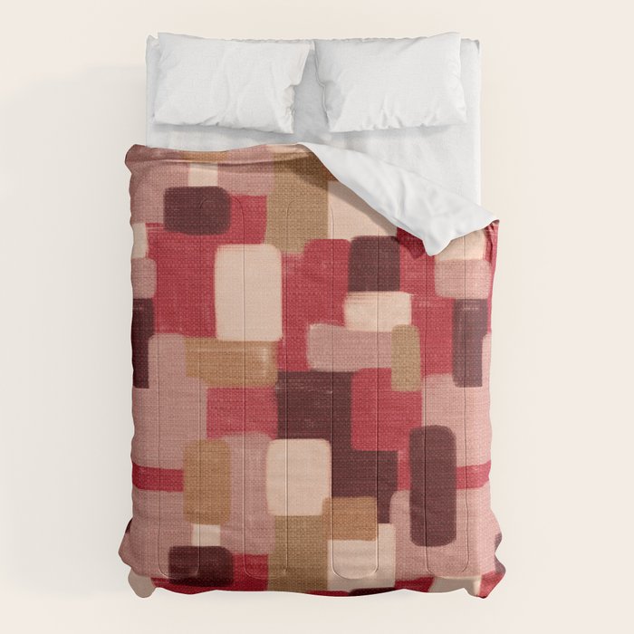 Modern Craft Abstract Pattern - Geometric Pattern Comforter Gallery Image 6