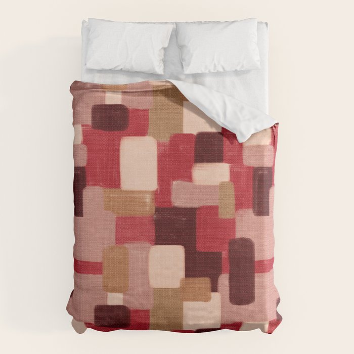 Modern Craft Abstract Pattern - Geometric Pattern Duvet Cover Gallery Image 6