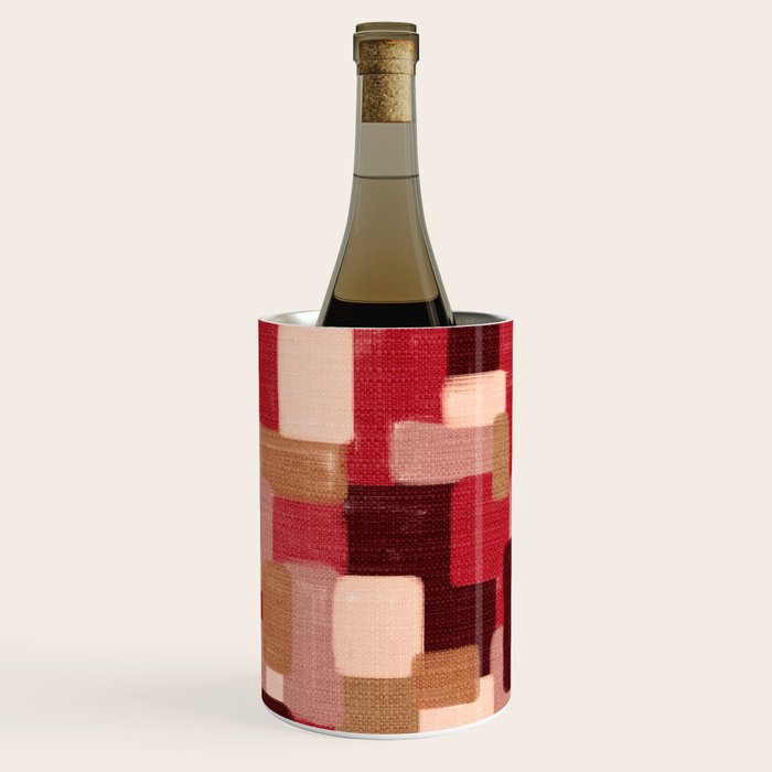 Modern Craft Abstract Pattern - Geometric Pattern Wine Chiller Gallery Image 1