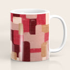 Modern Craft Abstract Pattern - Geometric Pattern Coffee Mug Gallery Image 1
