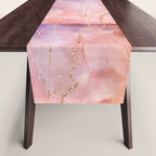 Blush and Purple Sky with Rose gold flashes Table Runner Gallery Image 1