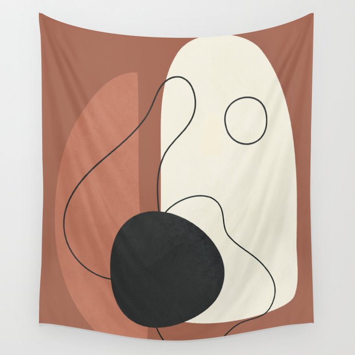 Abstract Shapes 37 Wall Tapestry Gallery Image 4