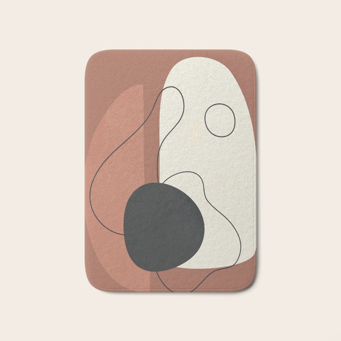 Abstract Shapes 37 Bath Mat Gallery Image 1