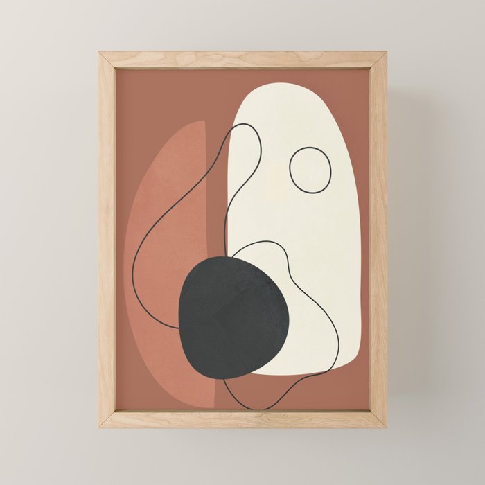 Abstract Shapes 37 Mini Art Print Gallery Image 1