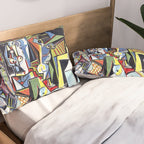 Picasso - Les Femmes d'Alger (Women of Algiers) 1955 Artwork Pillow Sham Gallery Image 2