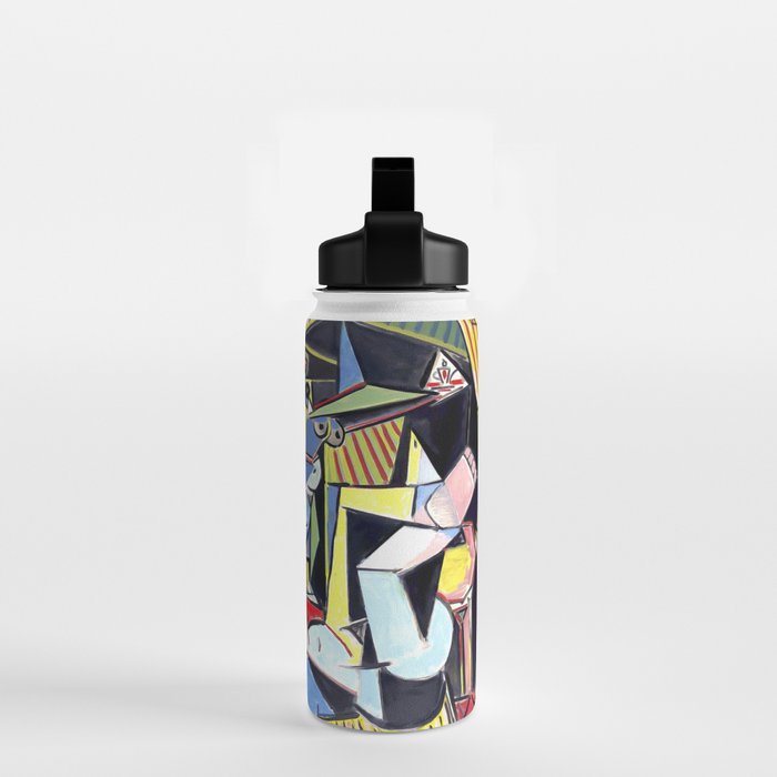 Picasso - Les Femmes d'Alger (Women of Algiers) 1955 Artwork Water Bottle Gallery Image 2