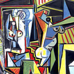 Picasso - Les Femmes d'Alger (Women of Algiers) 1955 Artwork Coffee Mug Gallery Image 2