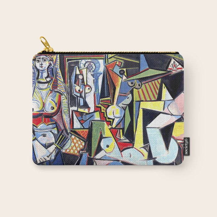 Picasso - Les Femmes d'Alger (Women of Algiers) 1955 Artwork Carry All Pouch Gallery Image 1