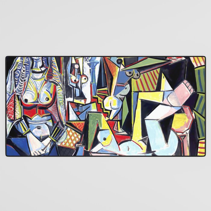 Picasso - Les Femmes d'Alger (Women of Algiers) 1955 Artwork Desk Mat Gallery Image 3