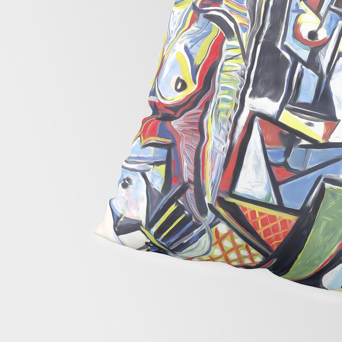 Picasso - Les Femmes d'Alger (Women of Algiers) 1955 Artwork Pillow Sham Gallery Image 4