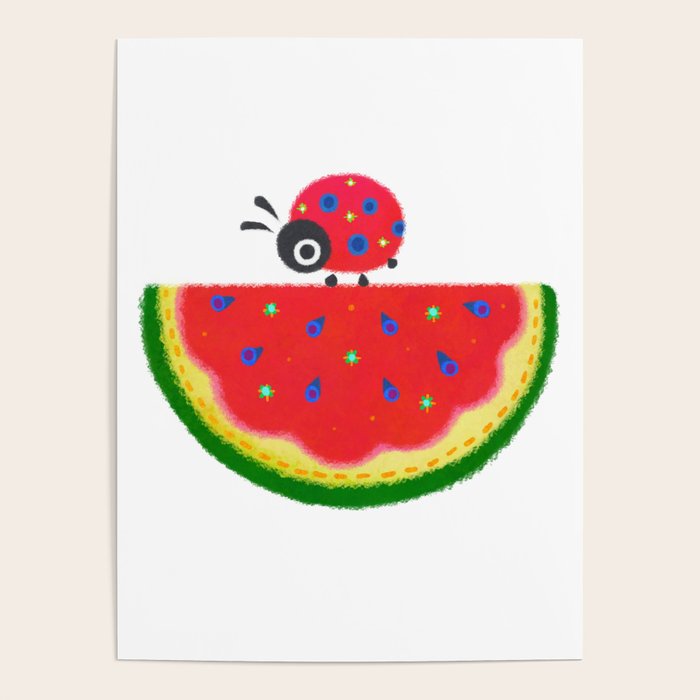 Watermelon&ladybug Poster Gallery Image 4