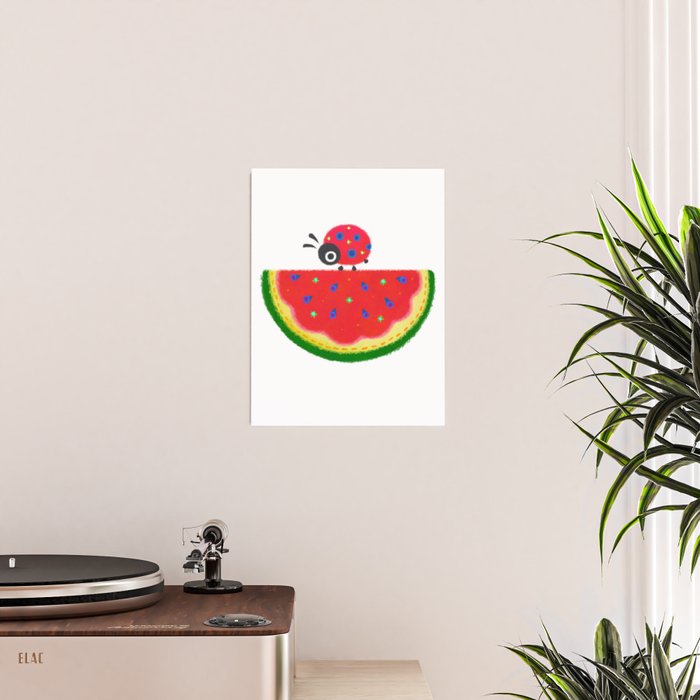 Watermelon&ladybug Poster Gallery Image 2