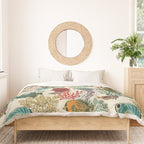 coral reef deep silence Duvet Cover Gallery Image 3