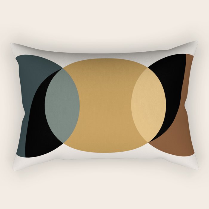 Geometric Harmony III Rectangular Pillow Gallery Image 2